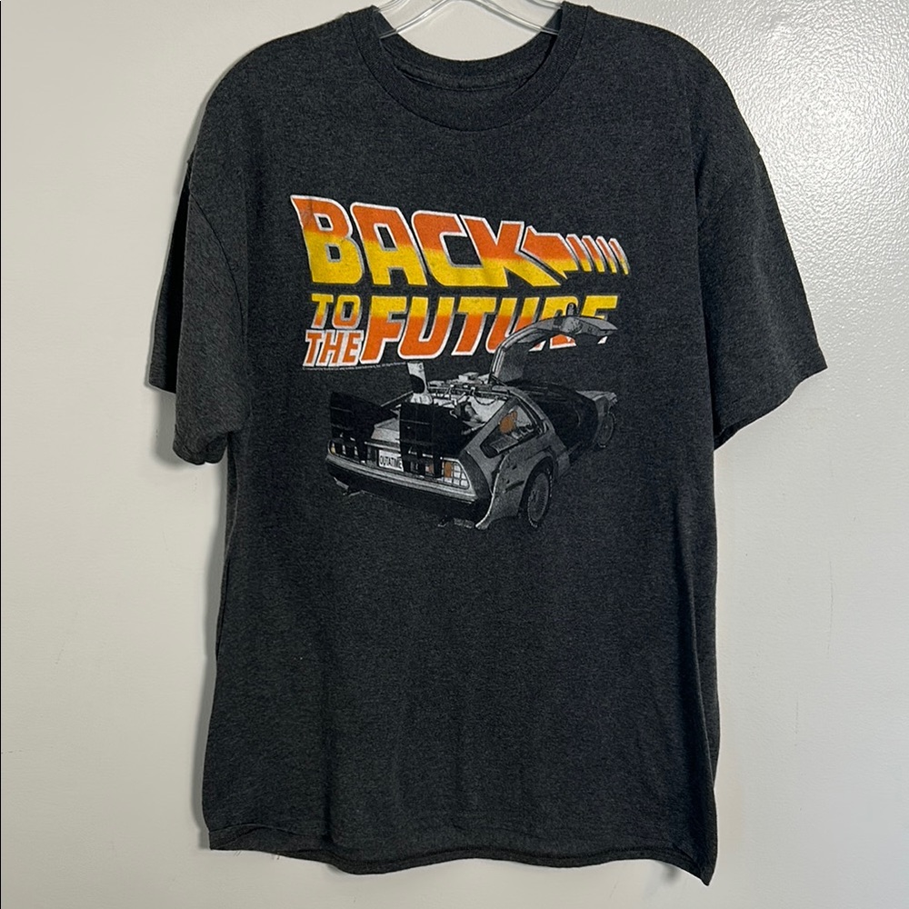 Back To The Future American Classics Brand Gray T-Shirt Size Large